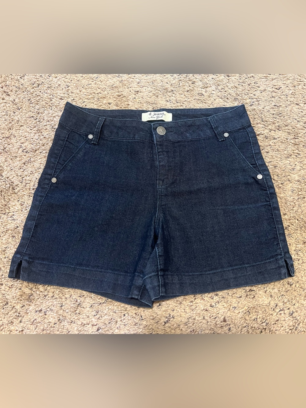d. jeans Stretchy Denim Shorts